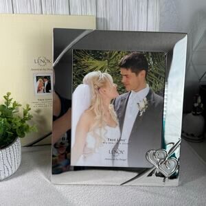 Lenox True Love 8-Inch x 10-Inch Silver Plated Frame NIB